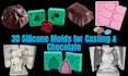 design 3d silicone mold slip casting mold design ready printable stl file