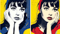 draw a retro pop art roy lichtenstein style