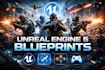 develop ue5 blueprint ai, combat, shooting, and UI systems