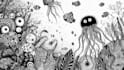 do hand drawn doodle art illustration