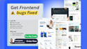 fix react, javascript and frontend UI bugs fast