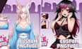 design vtuber model rig live2d model 2d vtuber rigging anime style, vtube studio