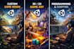 develop a professional unity game for PC, android, or ios