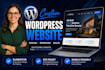 design, redesign wordpress website, custom website or website development