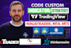code a custom strategy in tradingview pinescript, mt4, mt5, ninjatrader ctrader