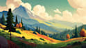 do vector landscapes art