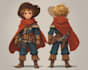 design 2d  game characters with full body and poses