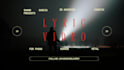 create dark aesthetic horror lyric video