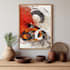 create unique printable digital oil paint abstract wall art design
