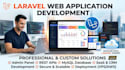develop a professional laravel web application with admin panel
