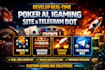 develop real time poker ai bot, igaming website, crash game and telegram bot