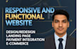 build a responsive and functional website