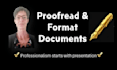 professionally proofread and format your documents