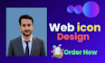 professional custom web icon and app icon sets