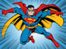 drawing figure in super hero cartoon