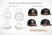 design hat tech pack cap tech pack design fashion cap design