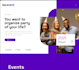 develop event website design