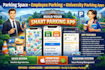 develop smart parking space app, employee parking app, university parking app
