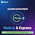 develop custom API backend in node js express and mongodb