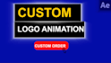 create  logo animation intro and outro