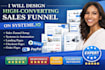 build sales funnel systeme io website landing page design systeme io domain
