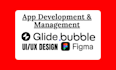 mobile app bubble io bubble saas mvp website developer adalo glide expert