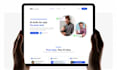 design a modern focused uiux landing page or app in figma