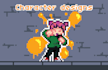 design pixel art characters