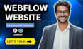 webflow design redesign, landing page expert webflwo animation webflow developer