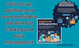 set up, optimize, and scale profitable ads with full tracking and daily manage
