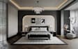 restyle 3d apartment interior, modern bedroom, ground floor render
