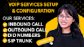 set up 3cx voip setup inbound outbound call did sip trunk