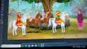 make 2d animation cartoon stories, moral, horror stories