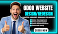 build odoo website odoo development implementation customization website design