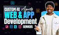 develop websites with integrated ai chatbots, agents
