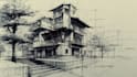 do hand drawn architectural sketches