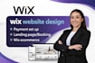 design wix website, wix booking, ecommerce website