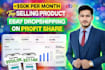 do ebay dropshipping on profit share