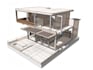 create 3d floor plan and interior design in sketchup
