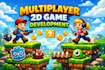 make high quality 2d 3d multiplayer games in godot unity or unreal engine
