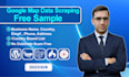 extract google maps b2b business emails and phone numbers