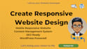 create responsive website with SEO in 24 hours