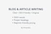 write clear and SEO friendly blog for you