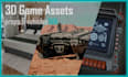 create realistic 3d game assets of props and vehicles