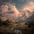 digitally paint fantasy landscape