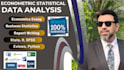 do statistical data analysis in stata, spss, r, eviews, economics, econometrics