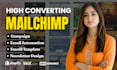 set up custom mailchimp template, mailchimp automation and mailchimp newsletter