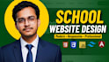 design a modern responsive school website