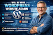 be your wordpress website admin