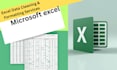 clean, format, merge, split excel data